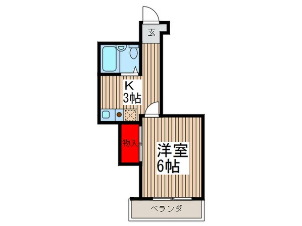 大河内マンションの物件間取画像